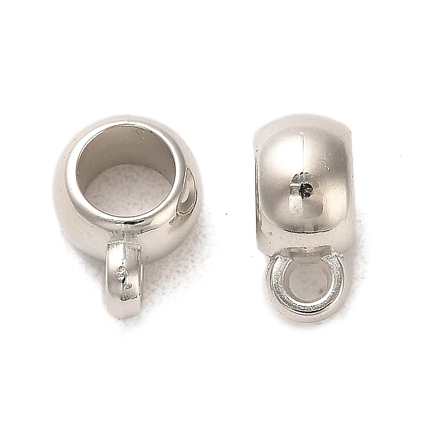 PandaHall CCB Plastic Tube Bails, Loop Bails, Rondelle, Platinum, 11.5x5.5x8mm, Hole: 1.8mm, Inner Diameter: 5mm Plastic Rondelle
PandaHall CCB Plastic Tube Bails, Loop Bails, Rondelle, Platinum, 11.5x5.5x8mm, Hole: 1.8mm, Inner Diameter: 5mm Plastic Rondelle