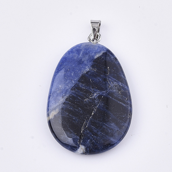 PandaHall Natural & Synthetic Mixed Gemstone Pendants, with Stainless Steel Snap On Bails, Oval, Stainless Steel Color, 38~40x25x6~7mm, Hole...
PandaHall Natural & Synthetic Mixed Gemstone Pendants, with Stainless Steel Snap On Bails, Oval, Stainless Steel Color, 38~40x25x6~7mm, Hole...