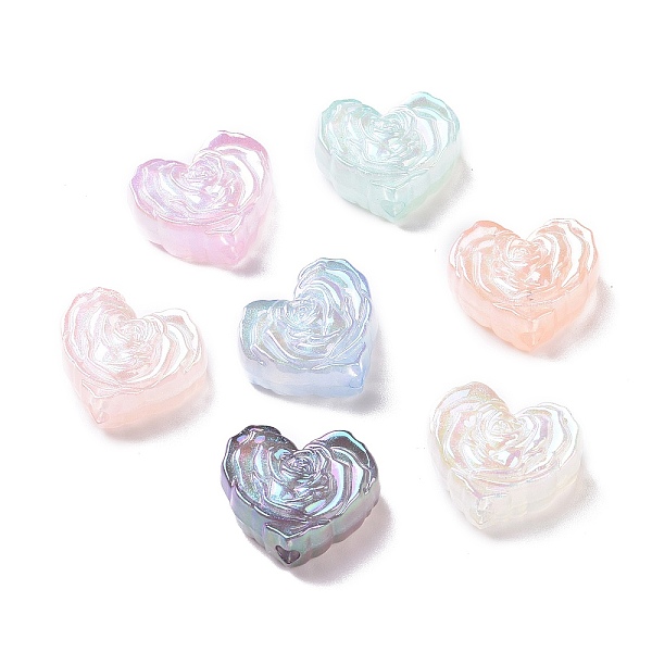PandaHall UV Plating Rainbow Iridescent Acrylic Beads, Heart, Mixed Color, 23x20.5x10mm, Hole: 3mm Acrylic Heart Multicolor
PandaHall UV Plating Rainbow Iridescent Acrylic Beads, Heart, Mixed Color, 23x20.5x10mm, Hole: 3mm Acrylic Heart Multicolor