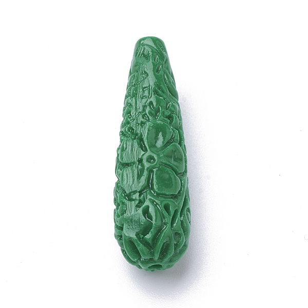 PandaHall Synthetic Coral Beads, Dyed, teardrop, Green, 27~28x10~11mm, Hole: 1.5mm Synthetic Coral Teardrop Green
PandaHall Synthetic Coral Beads, Dyed, teardrop, Green, 27~28x10~11mm, Hole: 1.5mm Synthetic Coral Teardrop Green