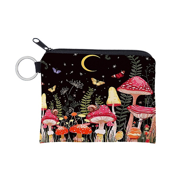 PandaHall Polyester Zip Pouches, Change Purse, Rectangle with Mushroom Pattern, Red, 9.3x11.3cm Polyester Mushroom Red
PandaHall Polyester Zip Pouches, Change Purse, Rectangle with Mushroom Pattern, Red, 9.3x11.3cm Polyester Mushroom Red