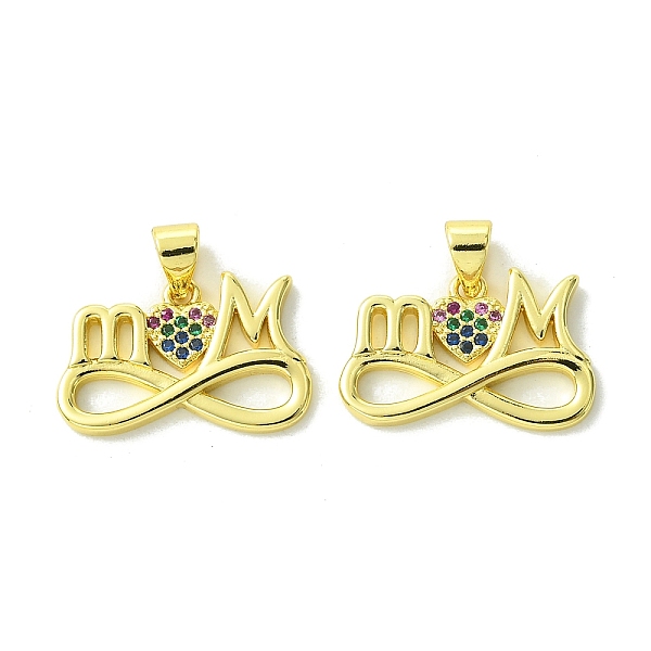 PandaHall Mother's Day Brass Micro Pave Cubic Zirconia Pendants, Heart with Word Mom, Real 18K Gold Plated, 13x20x2mm, Hole: 5mm Brass+Cubic..., Multicolor
PandaHall Mother's Day Brass Micro Pave Cubic Zirconia Pendants, Heart with Word Mom, Real 18K Gold Plated, 13x20x2mm, Hole: 5mm Brass+Cubic..., Multicolor