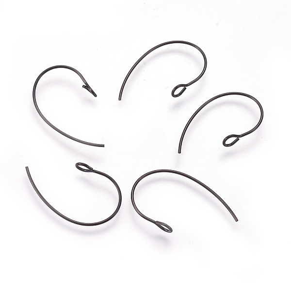 PandaHall 304 Stainless Steel Earring Hooks, with Vertical Loop, Electrophoresis Black, 25x14.5x4mm, Hole: 2mm, 20 Gauge, Pin: 0.8mm 304...
PandaHall 304 Stainless Steel Earring Hooks, with Vertical Loop, Electrophoresis Black, 25x14.5x4mm, Hole: 2mm, 20 Gauge, Pin: 0.8mm 304...