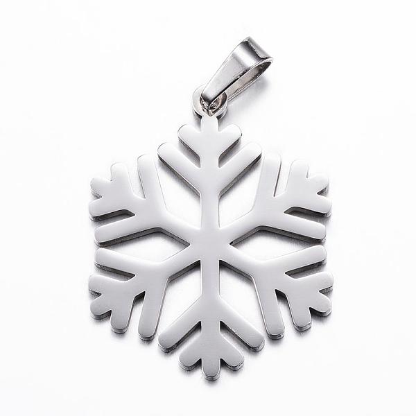 PandaHall 304 Stainless Steel Pendants, Snowflake, Stainless Steel Color, 33.5x27x1.5mm, Hole: 3x5mm 304 Stainless Steel Snowflake
PandaHall 304 Stainless Steel Pendants, Snowflake, Stainless Steel Color, 33.5x27x1.5mm, Hole: 3x5mm 304 Stainless Steel Snowflake