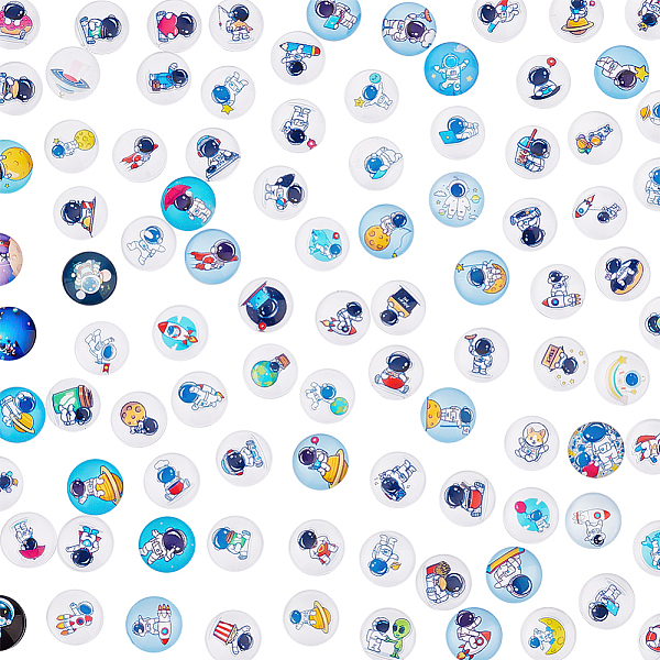 PandaHall PH 100pcs 12mm Glass Cabochons, 50 Styles Spaceman Cabochon Tiles Half Round Dome Cabochons Mosaic Tile for Photo Cameo Pendant..., Multicolor
PandaHall PH 100pcs 12mm Glass Cabochons, 50 Styles Spaceman Cabochon Tiles Half Round Dome Cabochons Mosaic Tile for Photo Cameo Pendant..., Multicolor