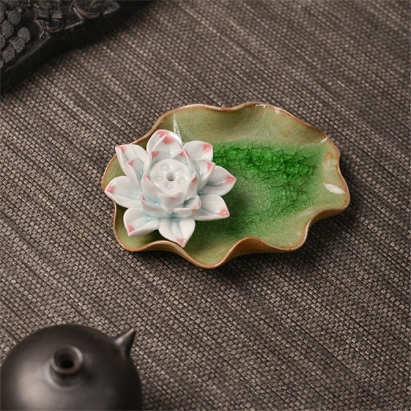 PandaHall Porcelain Incense Burners, Lotus with Leaf Incense Holders, Home Office Teahouse Zen Buddhist Supplies, Lime Green, 120x90x35mm...
PandaHall Porcelain Incense Burners, Lotus with Leaf Incense Holders, Home Office Teahouse Zen Buddhist Supplies, Lime Green, 120x90x35mm...