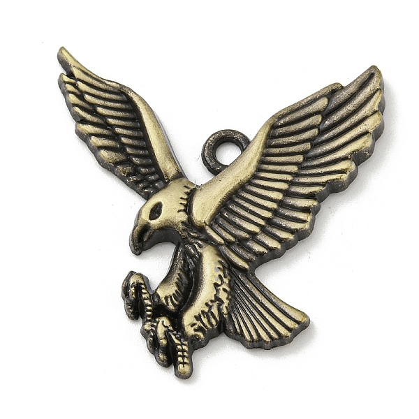 PandaHall Alloy Pendants, Eagle Shape, Antique Bronze, 39.5x38.5x4mm, Hole: 2.5x3mm Alloy Eagle
PandaHall Alloy Pendants, Eagle Shape, Antique Bronze, 39.5x38.5x4mm, Hole: 2.5x3mm Alloy Eagle