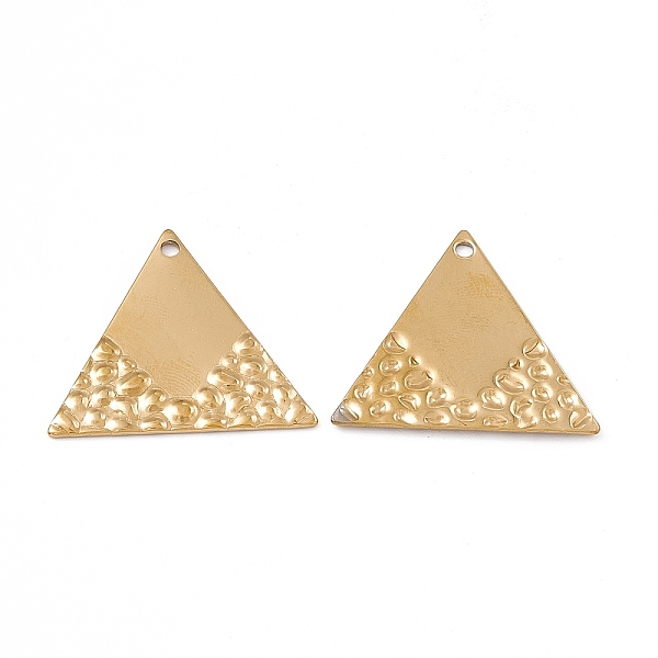 PandaHall Ion Plating(IP) 304 Stainless Steel Pendants, Triangle Charm, Real 18K Gold Plated, 23x26.5x1mm, Hole: 1.5mm 304 Stainless Steel...
PandaHall Ion Plating(IP) 304 Stainless Steel Pendants, Triangle Charm, Real 18K Gold Plated, 23x26.5x1mm, Hole: 1.5mm 304 Stainless Steel...