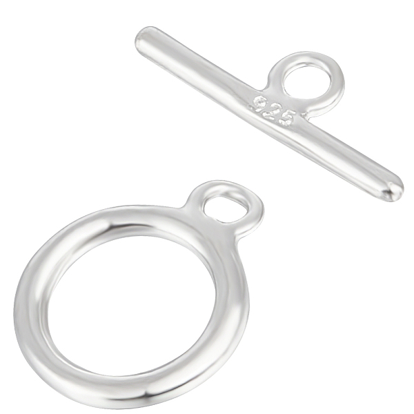 PandaHall Beebeecraft 5 Sets 925 Sterling Silver Ring Toggle Clasps, Silver, Ring: 11.5x8.5mm, Bar: 12x4mm, Hole: 1.8mm Sterling Silver...
PandaHall Beebeecraft 5 Sets 925 Sterling Silver Ring Toggle Clasps, Silver, Ring: 11.5x8.5mm, Bar: 12x4mm, Hole: 1.8mm Sterling Silver...