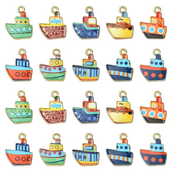 PandaHall 30Pcs 10 Styles Rack Plating Alloy Pendants, Printed, Lead Free & Cadmium Free & Nickel Free, Ship Charm, Light Gold, Mixed Color..., Multicolor
PandaHall 30Pcs 10 Styles Rack Plating Alloy Pendants, Printed, Lead Free & Cadmium Free & Nickel Free, Ship Charm, Light Gold, Mixed Color..., Multicolor