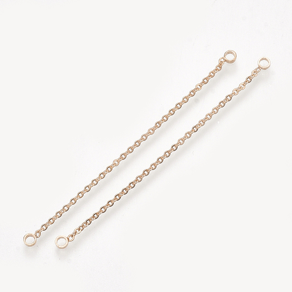 PandaHall Brass Chain Links connectors, Rose Gold, 55x1x1mm, Hole: 1.6mm Brass Others
PandaHall Brass Chain Links connectors, Rose Gold, 55x1x1mm, Hole: 1.6mm Brass Others