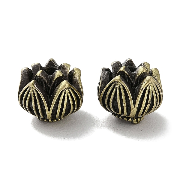 PandaHall Tibetan Style Brass Beads, Cadmium Free & Lead Free, Lotus, Antique Bronze, 7.5x6.5mm, Hole: 1.6mm Brass Flower
PandaHall Tibetan Style Brass Beads, Cadmium Free & Lead Free, Lotus, Antique Bronze, 7.5x6.5mm, Hole: 1.6mm Brass Flower