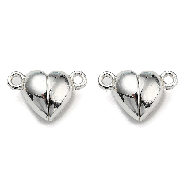 PandaHall Rack Plating Alloy Magnetic Clasps, Cadmium Free & Lead Free, Heart, Long-Lasting Plated, Silver, 9.5x15x6.5mm, Hole: 1.4mm Alloy...
PandaHall Rack Plating Alloy Magnetic Clasps, Cadmium Free & Lead Free, Heart, Long-Lasting Plated, Silver, 9.5x15x6.5mm, Hole: 1.4mm Alloy...