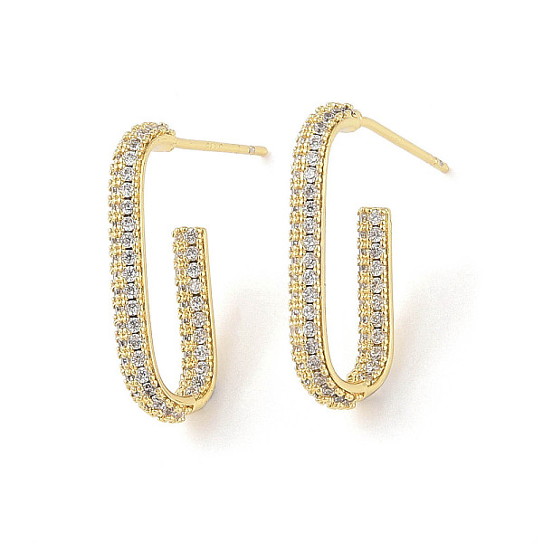 PandaHall Brass Micro Pave Clear Cubic Zirconia Stud Earrings, Half Hoop Earrings for Women, Real 18K Gold Plated, 9.5x2.8mm Cubic Zirconia...
PandaHall Brass Micro Pave Clear Cubic Zirconia Stud Earrings, Half Hoop Earrings for Women, Real 18K Gold Plated, 9.5x2.8mm Cubic Zirconia...