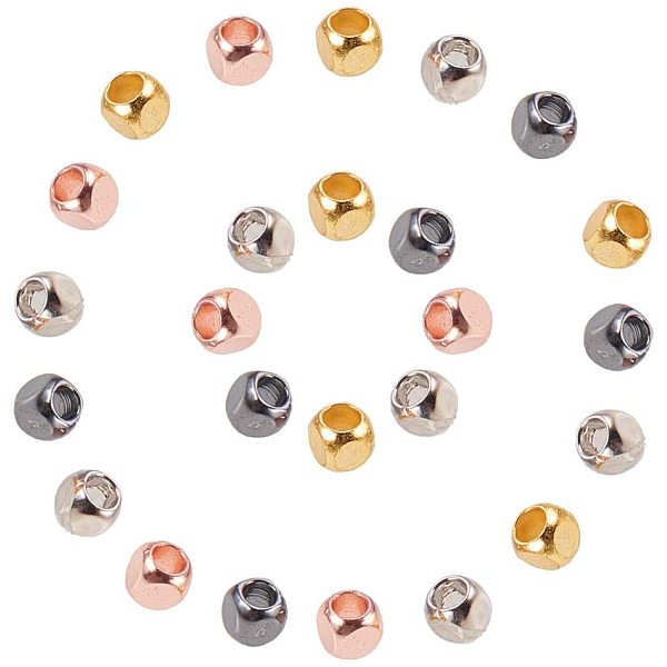 PandaHall 120pcs Cube Brass Spacer Beads with Large Hole for DIY Jewelry Making, 3x3x3mm, Hole: 2mm, 4 Mixed Colors Brass Cube Multicolor
PandaHall 120pcs Cube Brass Spacer Beads with Large Hole for DIY Jewelry Making, 3x3x3mm, Hole: 2mm, 4 Mixed Colors Brass Cube Multicolor