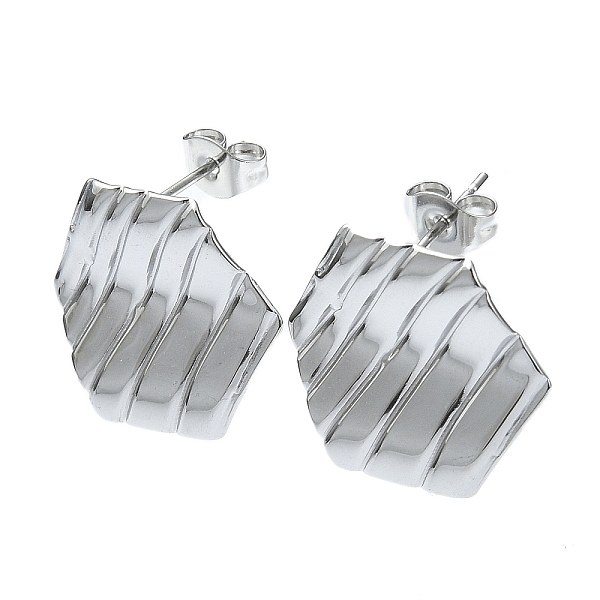 PandaHall 201 Stainless Steel Stud Earrings, with 304 Stainless Steel Pins, Twist Hexagon, Stainless Steel Color, 17x19mm 201 Stainless...
PandaHall 201 Stainless Steel Stud Earrings, with 304 Stainless Steel Pins, Twist Hexagon, Stainless Steel Color, 17x19mm 201 Stainless...