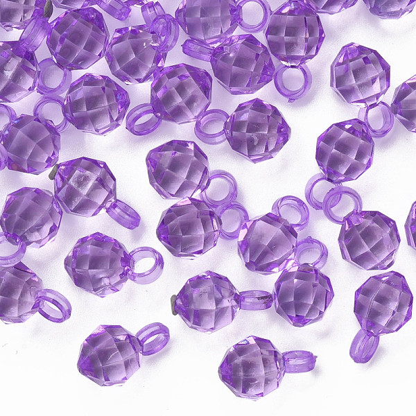 PandaHall Transparent Acrylic Pendants, Faceted, Round, Blue Violet, 18x11x11mm, Hole: 4mm Acrylic Round
PandaHall Transparent Acrylic Pendants, Faceted, Round, Blue Violet, 18x11x11mm, Hole: 4mm Acrylic Round