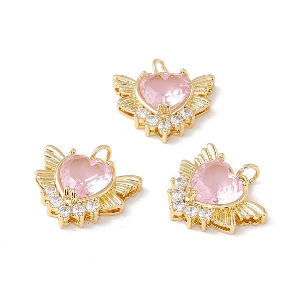 PandaHall Brass Micro Pave Pearl Pink Cubic Zirconia Pendants, with Jump Ring, Cadmium Free & Lead Free, Heart, Real 18K Gold Plated...
PandaHall Brass Micro Pave Pearl Pink Cubic Zirconia Pendants, with Jump Ring, Cadmium Free & Lead Free, Heart, Real 18K Gold Plated...