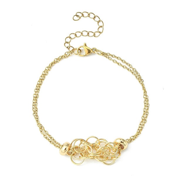 PandaHall Ion Plating(IP) 304 Stainless Steel Macrame Pouch Empty Stone Holder for Link Braclets Making, with Slide Beaded and Brass Cable...
PandaHall Ion Plating(IP) 304 Stainless Steel Macrame Pouch Empty Stone Holder for Link Braclets Making, with Slide Beaded and Brass Cable...