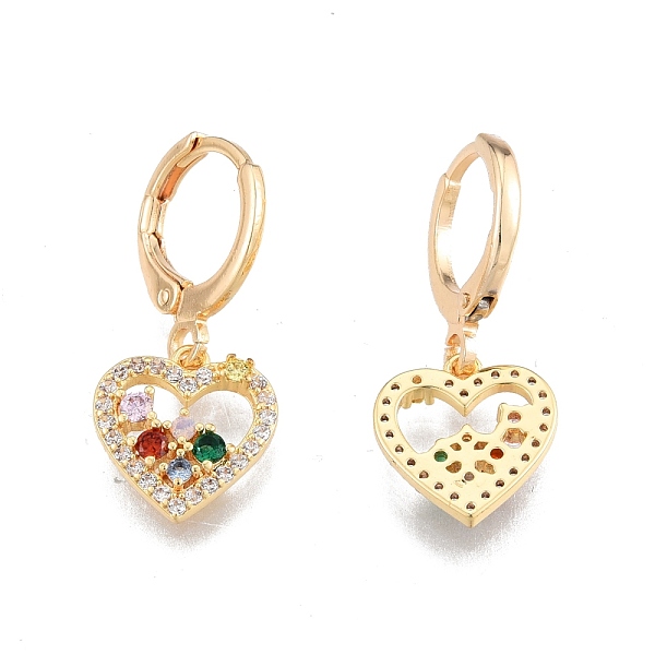 PandaHall Colorful Cubic Zirconia Heart Dangle Leverback Earrings, Brass Jewelry for Women, Cadmium Free & Nickel Free & Lead Free, Real 18K...
PandaHall Colorful Cubic Zirconia Heart Dangle Leverback Earrings, Brass Jewelry for Women, Cadmium Free & Nickel Free & Lead Free, Real 18K...