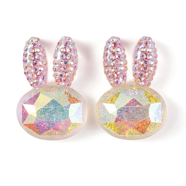 PandaHall Transparent Epoxy Resin Rabbit Head Decoden Cabochons, with Glitter Powder, Pearl Pink, 25.5x17.5x7.5mm Epoxy Resin Rabbit
PandaHall Transparent Epoxy Resin Rabbit Head Decoden Cabochons, with Glitter Powder, Pearl Pink, 25.5x17.5x7.5mm Epoxy Resin Rabbit