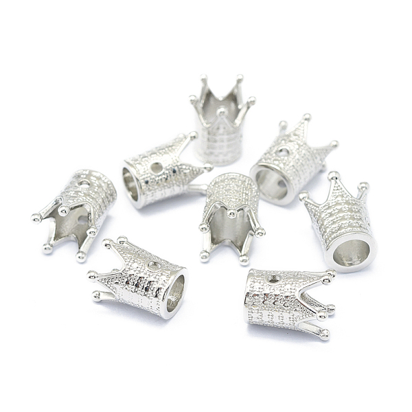 PandaHall Rack Plating Brass Beads, Long-Lasting Plated, Crown, Platinum, 12x10mm, Hole: 1.5mm Brass Crown
PandaHall Rack Plating Brass Beads, Long-Lasting Plated, Crown, Platinum, 12x10mm, Hole: 1.5mm Brass Crown