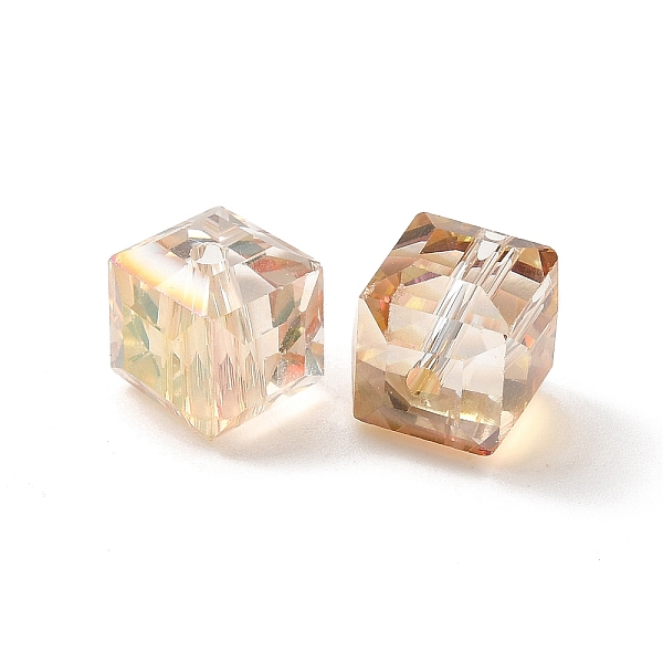 PandaHall Electorplated Glass Beads, Rainbow Plated, Faceted, Cube, Goldenrod, 9x9x9mm, Hole: 1mm Glass Cube Gold
PandaHall Electorplated Glass Beads, Rainbow Plated, Faceted, Cube, Goldenrod, 9x9x9mm, Hole: 1mm Glass Cube Gold