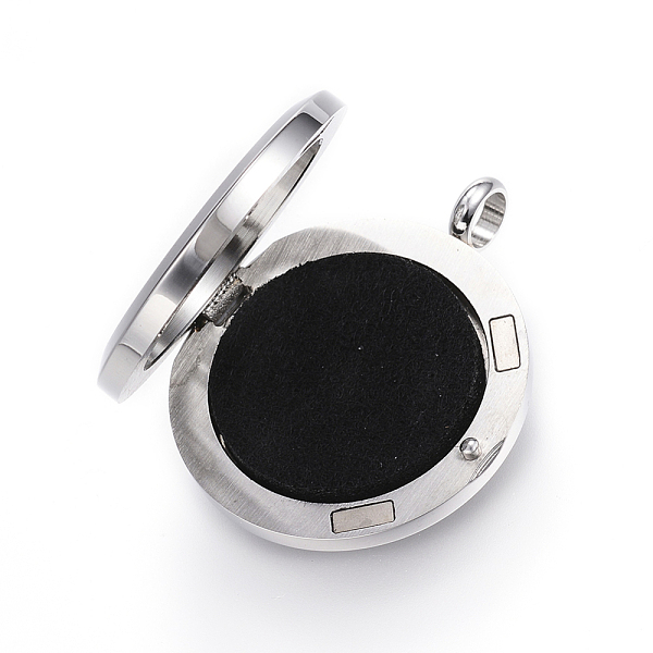 PandaHall 316 Stainless Steel Diffuser Locket Pendants, with Perfume Pad and Magnetic Clasps, Flat Round with Butterfly, Stainless Steel..., Black
PandaHall 316 Stainless Steel Diffuser Locket Pendants, with Perfume Pad and Magnetic Clasps, Flat Round with Butterfly, Stainless Steel..., Black
