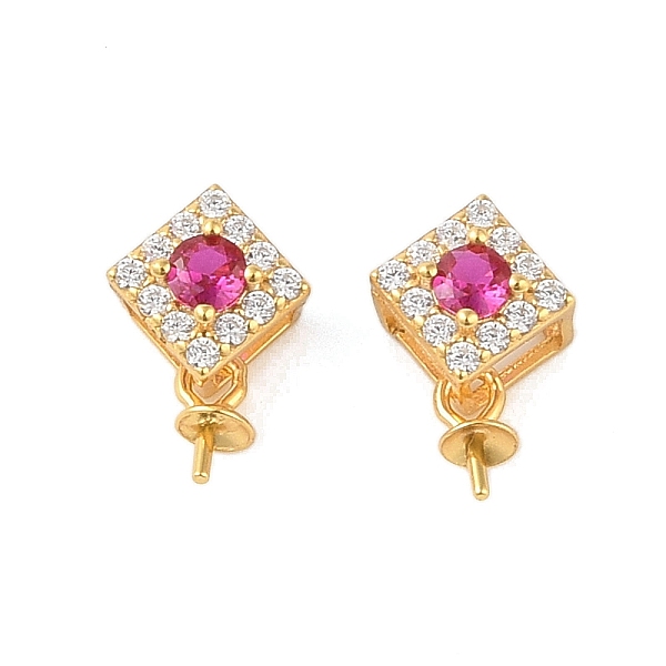 PandaHall 925 Sterling Silver Micro Pave Cubic Zirconia Peg Bails Pendants, Rhombus, Hot Pink, 12x7.5x5.5mm, Hole: 3x4mm, Pin: 0.7mm...
PandaHall 925 Sterling Silver Micro Pave Cubic Zirconia Peg Bails Pendants, Rhombus, Hot Pink, 12x7.5x5.5mm, Hole: 3x4mm, Pin: 0.7mm...