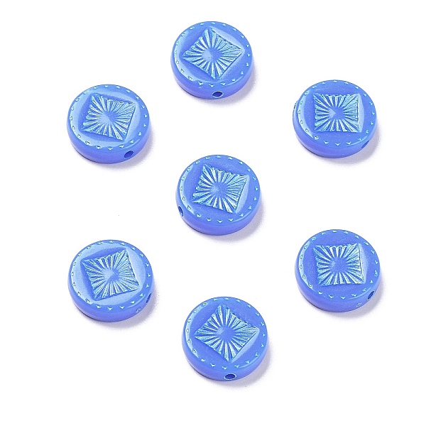 PandaHall Opaque Acrylic Beads, Metal Enlaced, Flat Round with Rhombus Pattern, Mauve, 15~15.5x4.5~5mm, Hole: 1.8mm, about 606pcs/500g..., Purple
PandaHall Opaque Acrylic Beads, Metal Enlaced, Flat Round with Rhombus Pattern, Mauve, 15~15.5x4.5~5mm, Hole: 1.8mm, about 606pcs/500g..., Purple