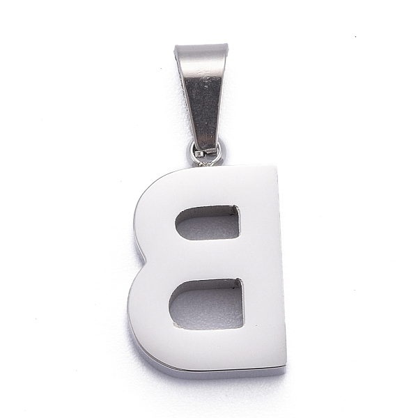 PandaHall 304 Stainless Steel Letter Pendants, Manual Polishing, Alphabet, Stainless Steel Color, Letter.B, 18.5x11.5x3.5mm, Hole: 7x3.5mm...
PandaHall 304 Stainless Steel Letter Pendants, Manual Polishing, Alphabet, Stainless Steel Color, Letter.B, 18.5x11.5x3.5mm, Hole: 7x3.5mm...
