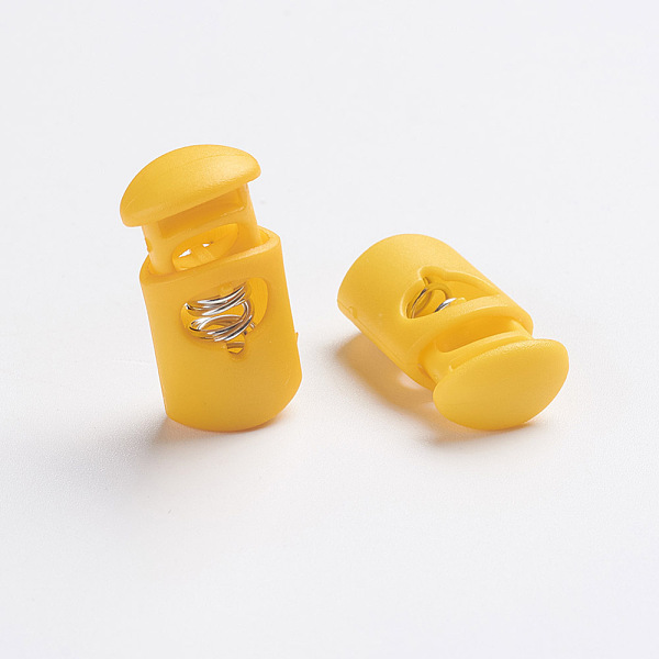 PandaHall Plastic Spring Cord Locks, 1-Hole, Yellow, 27~28x14x9mm, Hole: 3x7.5mm Plastic Yellow
PandaHall Plastic Spring Cord Locks, 1-Hole, Yellow, 27~28x14x9mm, Hole: 3x7.5mm Plastic Yellow