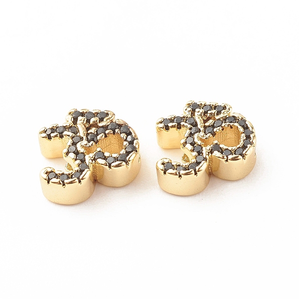 PandaHall Rack Plating Brass Cubic Zirconia Beads, Cadmium Free & Lead Free, Real 18K Gold Plated, Ohm/Yoga Symbol, Black, 11x10x4mm, Hole...
PandaHall Rack Plating Brass Cubic Zirconia Beads, Cadmium Free & Lead Free, Real 18K Gold Plated, Ohm/Yoga Symbol, Black, 11x10x4mm, Hole...