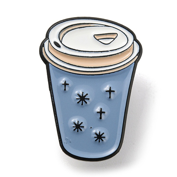 PandaHall Hot Drink Cup with Star Enamel Pins, Black Alloy Badge for Women Men, Light Sky Blue, 26.3x18.7x1.5mm Alloy+Enamel Tableware
PandaHall Hot Drink Cup with Star Enamel Pins, Black Alloy Badge for Women Men, Light Sky Blue, 26.3x18.7x1.5mm Alloy+Enamel Tableware