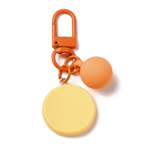 PandaHall Cartoon Smiling Face Acrylic Pendant Keychain, with Candy Ball Charm and Alloy Finding, for Car Bag Decoration, Flat Round..., Orange
PandaHall Cartoon Smiling Face Acrylic Pendant Keychain, with Candy Ball Charm and Alloy Finding, for Car Bag Decoration, Flat Round..., Orange