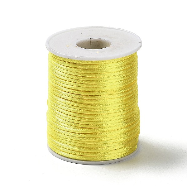PandaHall 45M Polyester Cord, Satin Rattail Cord, for DIY Chinese Knot Making, Yellow, 1.5mm, about 49.21 Yards(45m)/pc Polyester Yellow
PandaHall 45M Polyester Cord, Satin Rattail Cord, for DIY Chinese Knot Making, Yellow, 1.5mm, about 49.21 Yards(45m)/pc Polyester Yellow