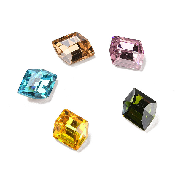 PandaHall K9 Glass Rhinestone Cabochons, Flat Back & Back Plated, Parallelogram, Mixed Color, 12x10.5x5.6mm Glass Rhinestone Others..., Multicolor
PandaHall K9 Glass Rhinestone Cabochons, Flat Back & Back Plated, Parallelogram, Mixed Color, 12x10.5x5.6mm Glass Rhinestone Others..., Multicolor