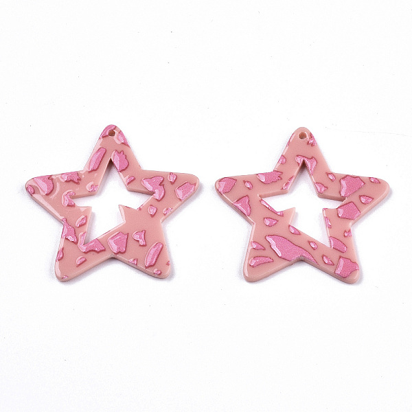PandaHall Opaque Printed Acrylic Pendants, Star, Salmon, 37x39x2~3mm, Hole: 1.5mm Acrylic Star Red
PandaHall Opaque Printed Acrylic Pendants, Star, Salmon, 37x39x2~3mm, Hole: 1.5mm Acrylic Star Red