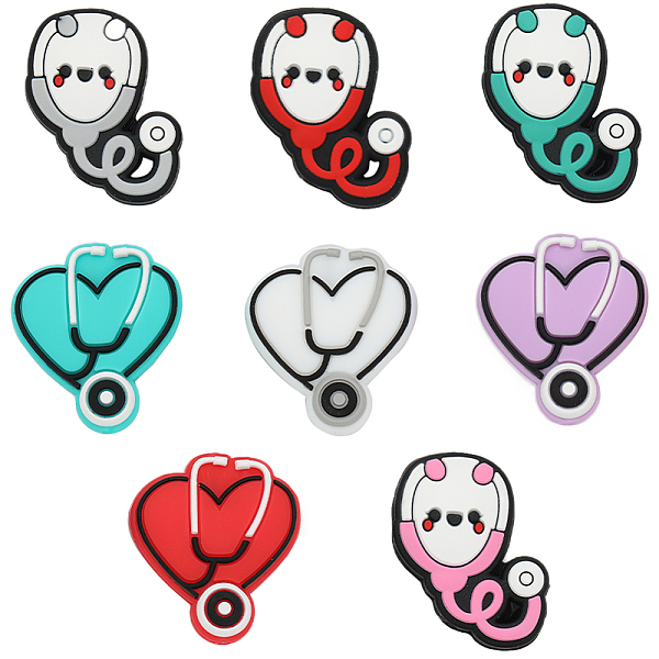 PandaHall SUNNYCLUE 1 Box 8 Styles Silicone Focal Beads Nurse Beads Medical Stethoscope Heart Shaped Large Silicone Bead Colorful Chunky..., Multicolor
PandaHall SUNNYCLUE 1 Box 8 Styles Silicone Focal Beads Nurse Beads Medical Stethoscope Heart Shaped Large Silicone Bead Colorful Chunky..., Multicolor