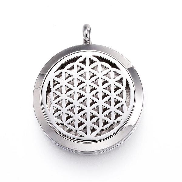 PandaHall 316 Surgical Stainless Steel Diffuser Locket Pendants, Spiritual Charms, with Perfume Pad and Magnetic Clasps, Flower of..., Multicolor
PandaHall 316 Surgical Stainless Steel Diffuser Locket Pendants, Spiritual Charms, with Perfume Pad and Magnetic Clasps, Flower of..., Multicolor