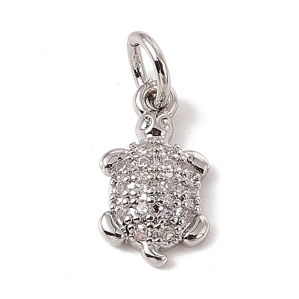 PandaHall Brass Micro Pave Cubic Zirconia Charms, with Jump Ring, Tortoise Charm, Platinum, 13x7x2.5mm, Hole: 3mm Brass+Cubic Zirconia..., Clear
PandaHall Brass Micro Pave Cubic Zirconia Charms, with Jump Ring, Tortoise Charm, Platinum, 13x7x2.5mm, Hole: 3mm Brass+Cubic Zirconia..., Clear