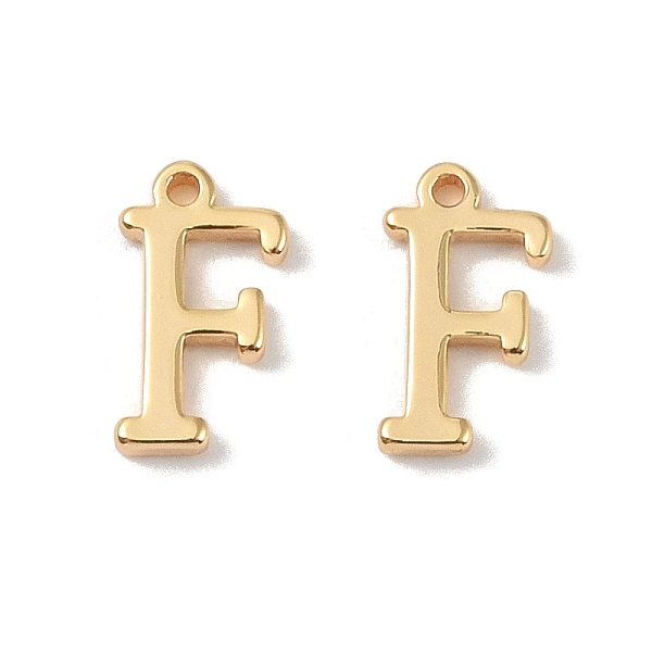 PandaHall Brass Pendants, Real 18K Gold Plated, Letter F, 9.5x5.5x1.3mm, Hole: 0.8mm Brass Letter F
PandaHall Brass Pendants, Real 18K Gold Plated, Letter F, 9.5x5.5x1.3mm, Hole: 0.8mm Brass Letter F