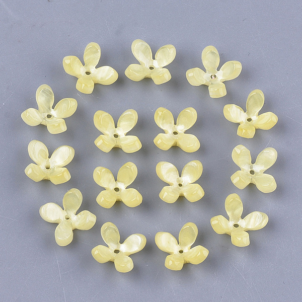 PandaHall Cellulose Acetate(Resin) Bead Caps, 4-Petal, Flower, Yellow, 13x13x3mm, Hole: 1mm Cellulose Acetate Yellow
PandaHall Cellulose Acetate(Resin) Bead Caps, 4-Petal, Flower, Yellow, 13x13x3mm, Hole: 1mm Cellulose Acetate Yellow