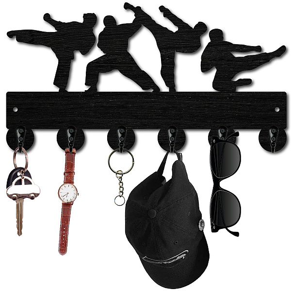 PandaHall CREATCABIN Taekwondo Key Holder for Wall Mounted Key Hook Karate Key Hangers with 6 Hooks Wooden Key Hanging Organizer Rack Wall..., Black
PandaHall CREATCABIN Taekwondo Key Holder for Wall Mounted Key Hook Karate Key Hangers with 6 Hooks Wooden Key Hanging Organizer Rack Wall..., Black