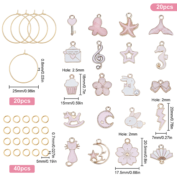 PandaHall SUNNYCLUE 1 Box 20 Sets Wine Glass Rings Charms Markers Name Tags Identification Set Including Alloy Enamel Charms Brass & Rings..., Pink
PandaHall SUNNYCLUE 1 Box 20 Sets Wine Glass Rings Charms Markers Name Tags Identification Set Including Alloy Enamel Charms Brass & Rings..., Pink