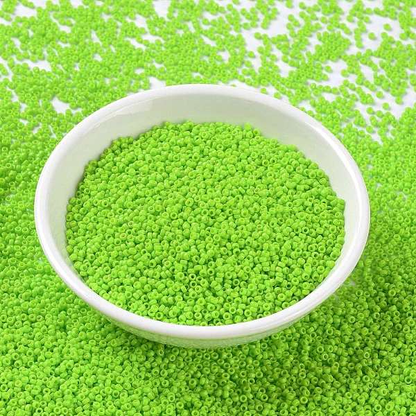 PandaHall MIYUKI Round Rocailles Beads, Japanese Seed Beads, (RR4471) Duracoat Dyed Opaque Kiwi, 15/0, 1.5mm, Hole: 0.7mm, about..., Green
PandaHall MIYUKI Round Rocailles Beads, Japanese Seed Beads, (RR4471) Duracoat Dyed Opaque Kiwi, 15/0, 1.5mm, Hole: 0.7mm, about..., Green