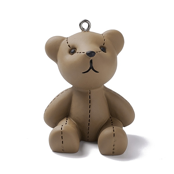 PandaHall Opaque PVC Plastic Pendants, with Gunmetal Tone Iron Loops, Bear Charms, Camel, Bear Pattern, 49.5x39x42mm, Hole: 2.2mm Iron+Resin..., Brown
PandaHall Opaque PVC Plastic Pendants, with Gunmetal Tone Iron Loops, Bear Charms, Camel, Bear Pattern, 49.5x39x42mm, Hole: 2.2mm Iron+Resin..., Brown