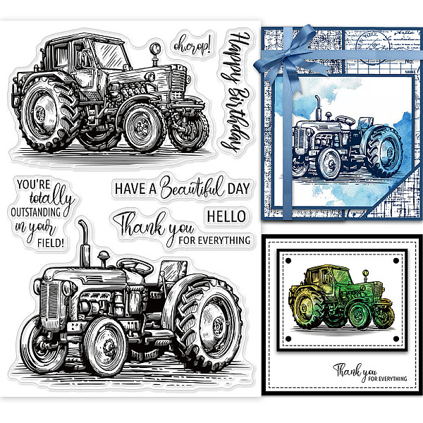 PandaHall GLOBLELAND Vintage Tractor Clear Stamps for DIY Scrapbooking Retro Tractor Silicone Clear Stamp Seals for Cards Making Photo Album...
PandaHall GLOBLELAND Vintage Tractor Clear Stamps for DIY Scrapbooking Retro Tractor Silicone Clear Stamp Seals for Cards Making Photo Album...