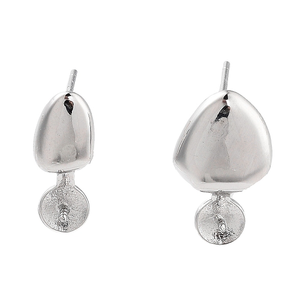 PandaHall 925 Sterling Silver Stud Earrings Findings, Real Platinum Plated, 15.5x6mm, Pin: 0.6mm Sterling Silver Others
PandaHall 925 Sterling Silver Stud Earrings Findings, Real Platinum Plated, 15.5x6mm, Pin: 0.6mm Sterling Silver Others