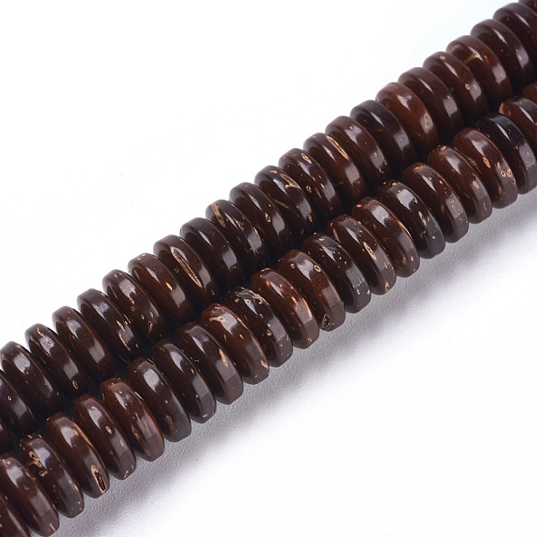 PandaHall Coconut Beads Strands, Flat Round, Coconut Brown, 8x2.5~3mm, Hole: 1.2mm, about 109~112pcs/strand, 12.1~12.2 inch(30.7~31cm)...
PandaHall Coconut Beads Strands, Flat Round, Coconut Brown, 8x2.5~3mm, Hole: 1.2mm, about 109~112pcs/strand, 12.1~12.2 inch(30.7~31cm)...